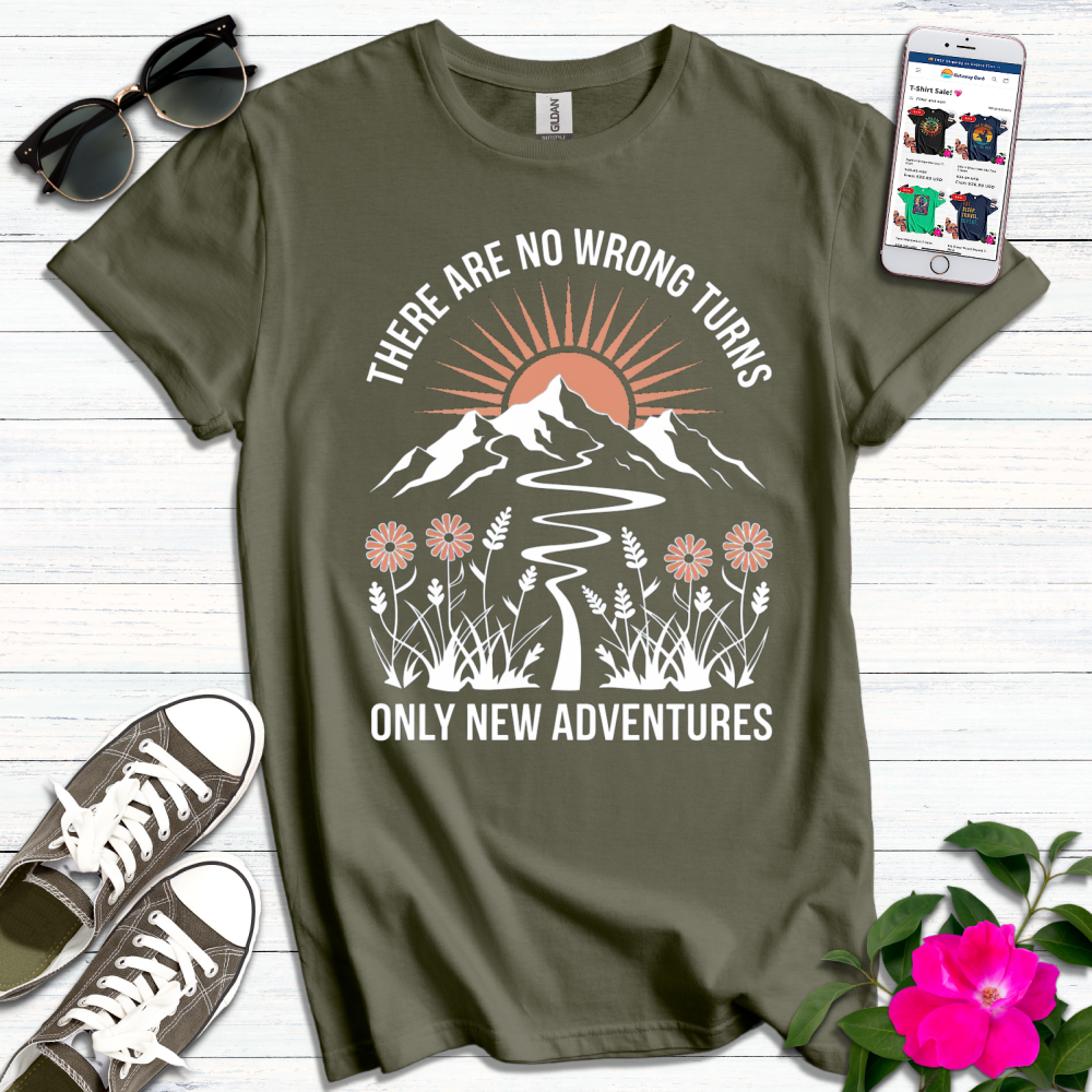 No Wrong Turns Blossoms T-Shirt