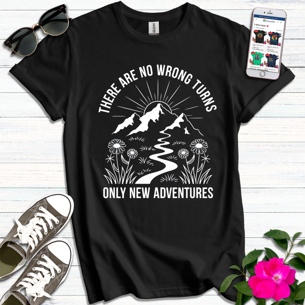 No Wrong Turns Minimalist T-Shirt