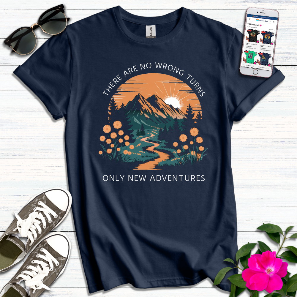 No Wrong Turn Orange T-Shirt