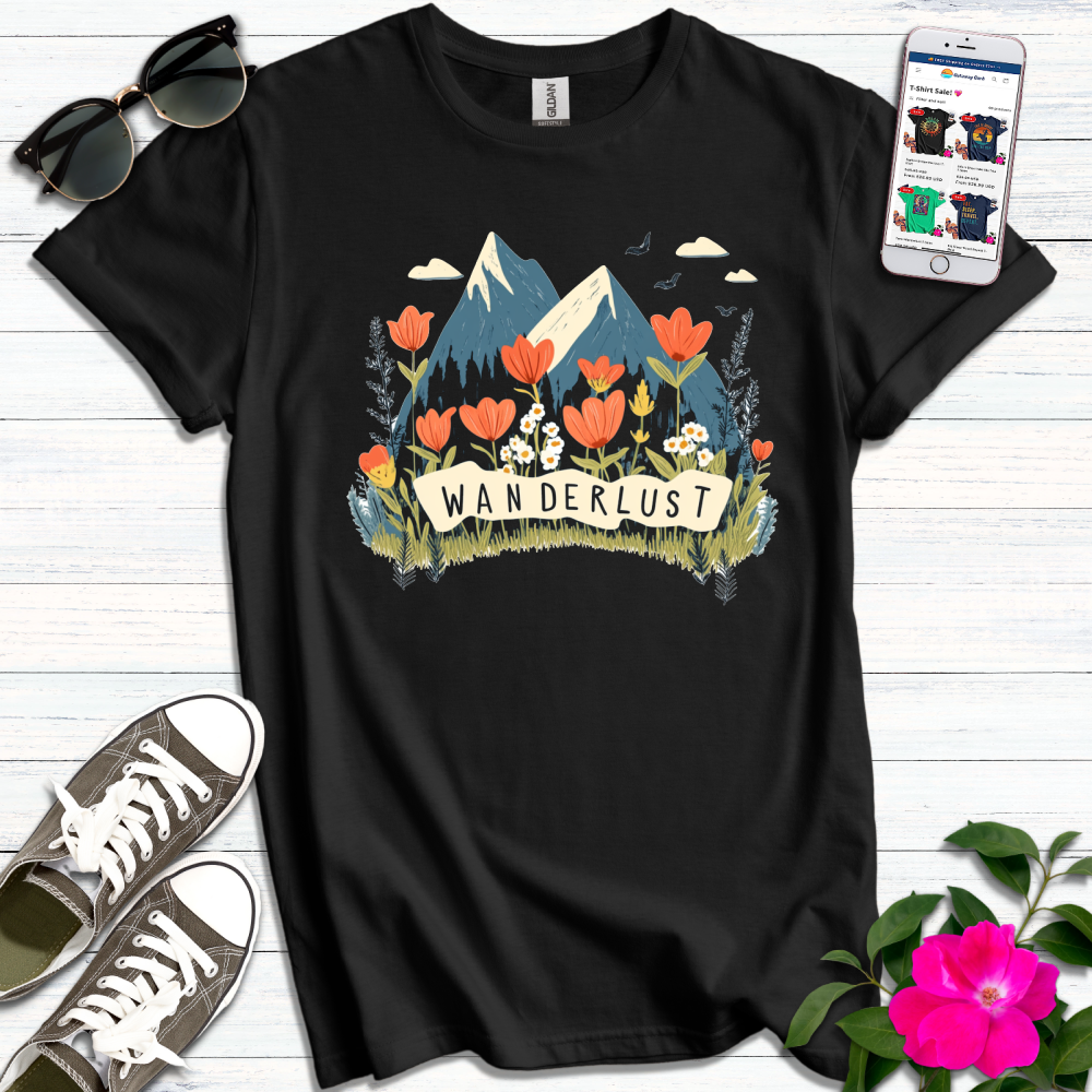 Wanderlust Blooms T-Shirt