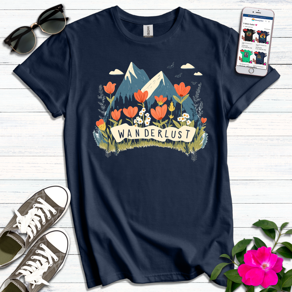 Wanderlust Blooms T-Shirt