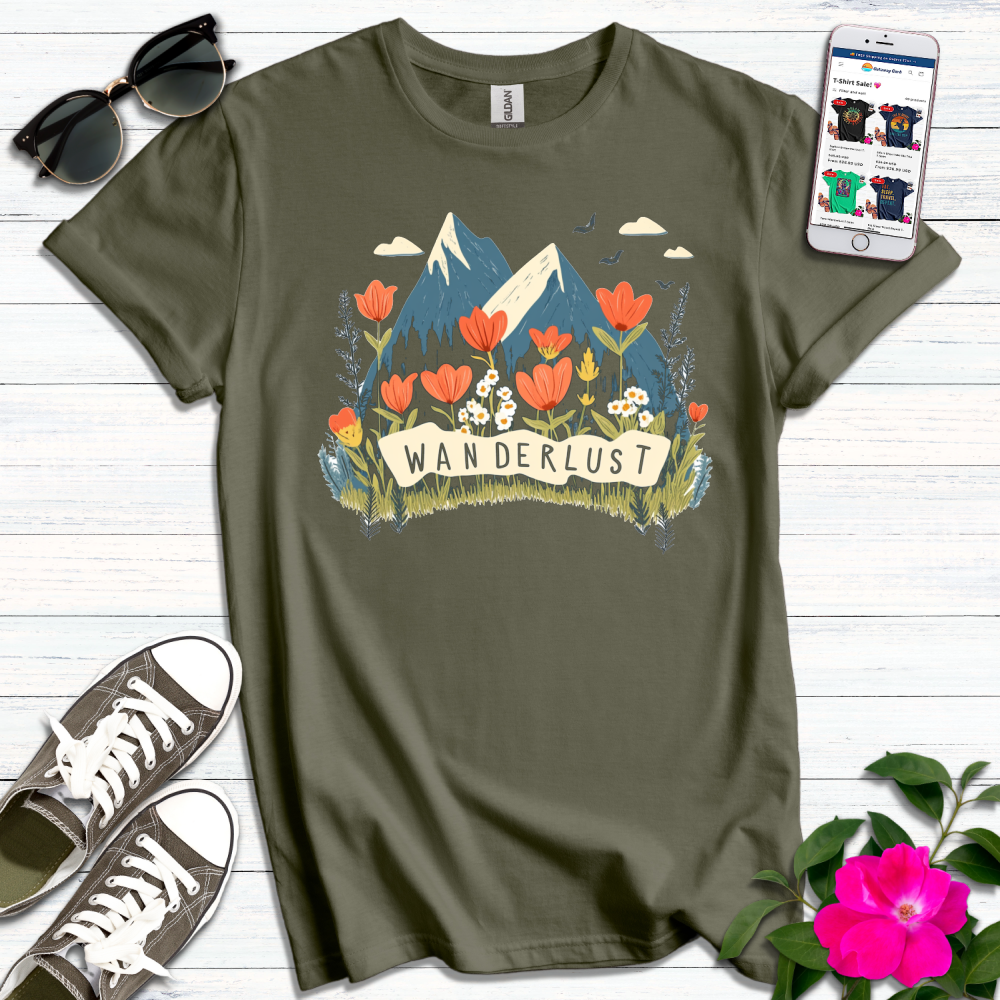 Wanderlust Blooms T-Shirt