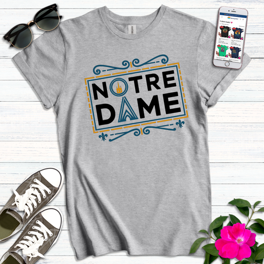 Notre Dame Postcard T-Shirt