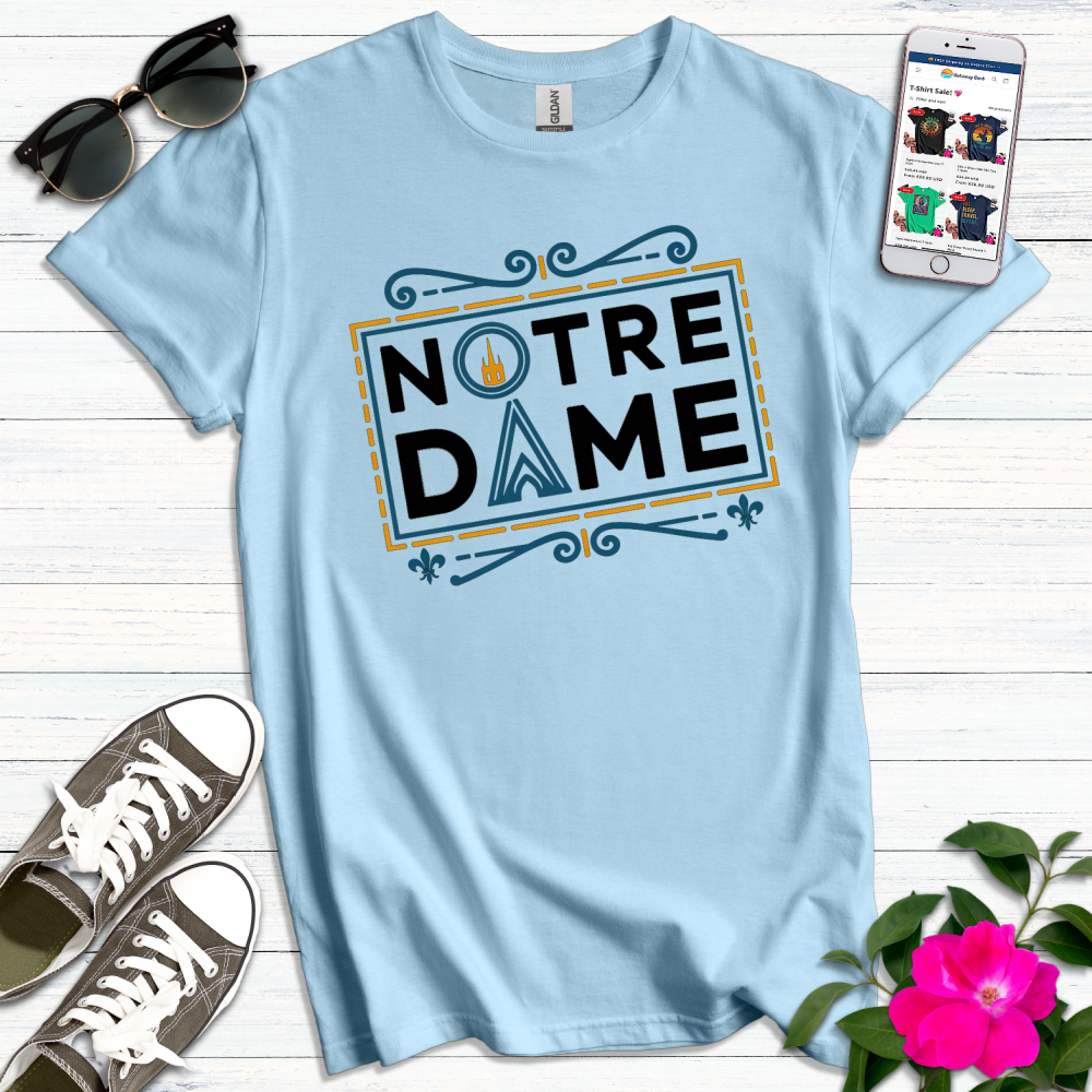 Notre Dame Postcard T-Shirt