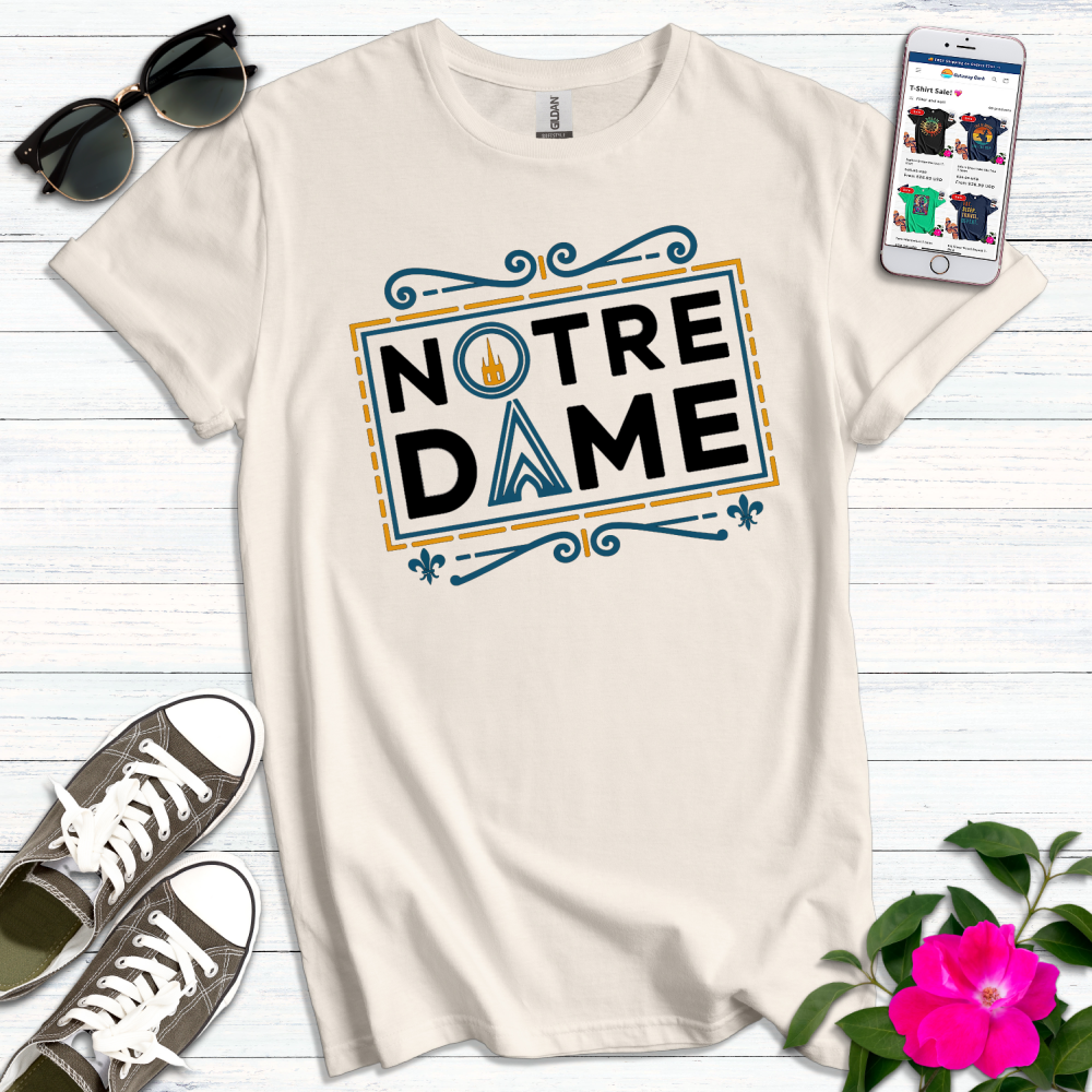 Notre Dame Postcard T-Shirt