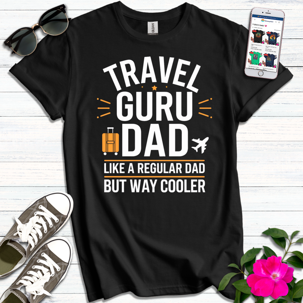 Travel Guru Dad T-Shirt