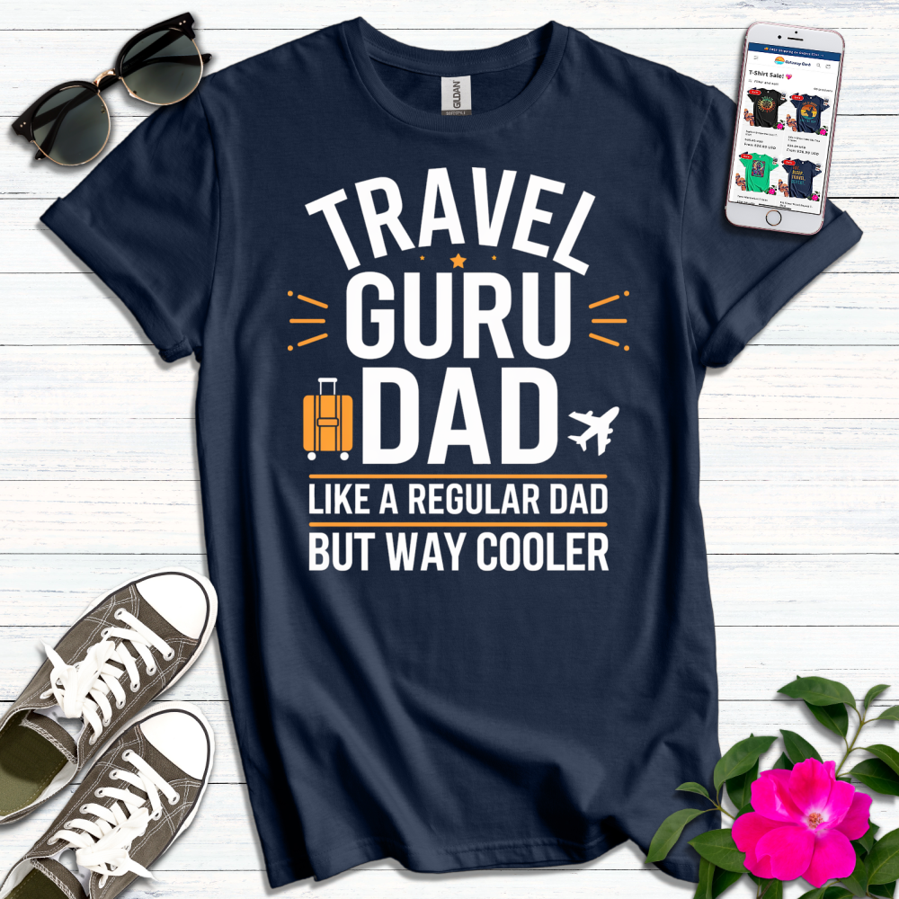 Travel Guru Dad T-Shirt