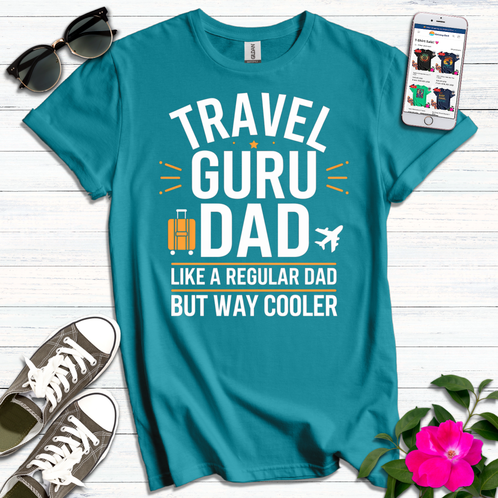 Travel Guru Dad T-Shirt