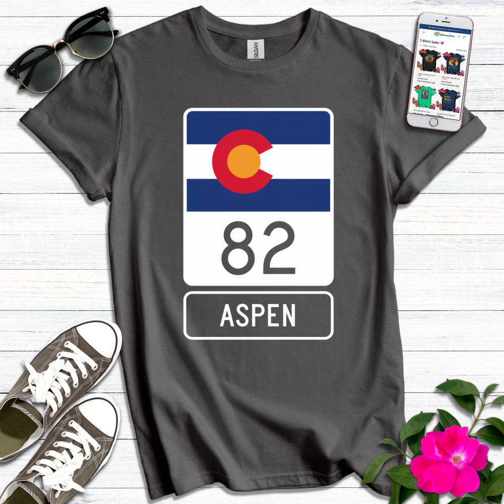 Aspen Highway 82 T-Shirt