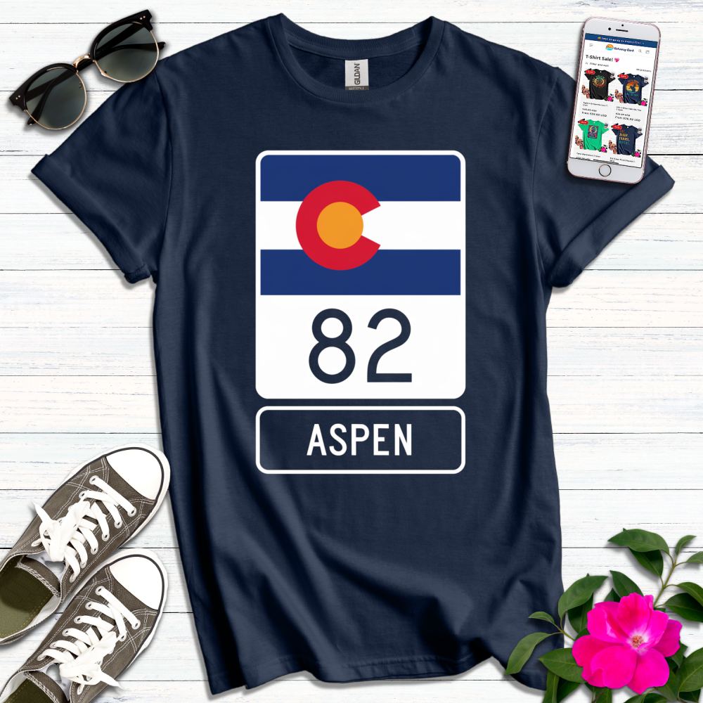 Aspen Highway 82 T-Shirt