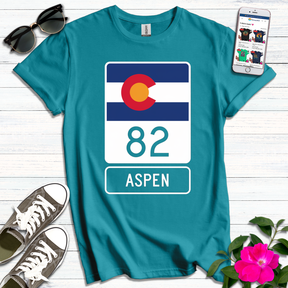 Aspen Highway 82 T-Shirt