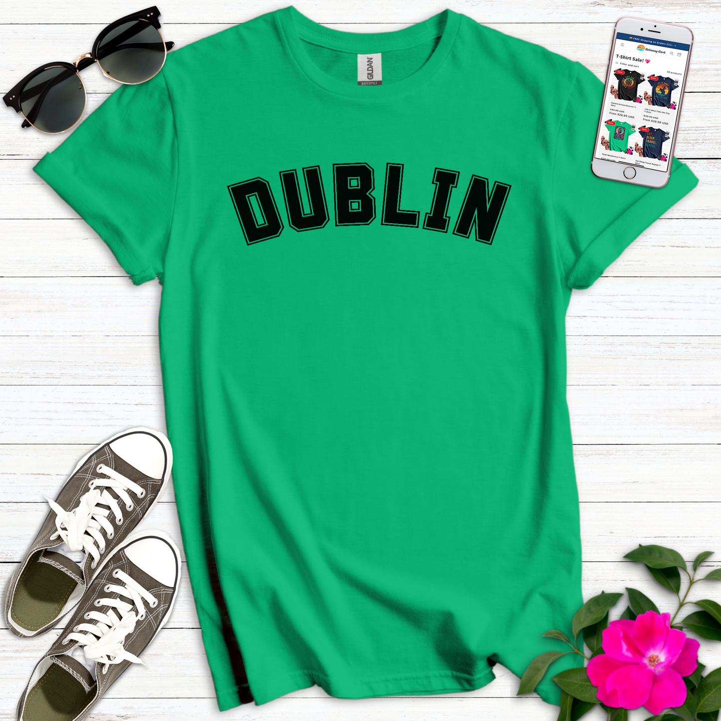 Dublin Varsity Letters T-Shirt