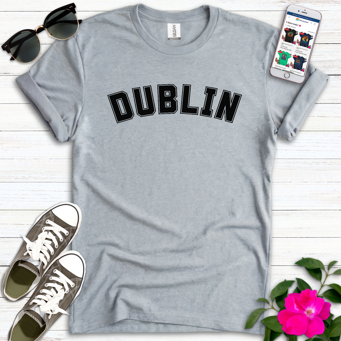 Dublin Varsity Letters T-Shirt