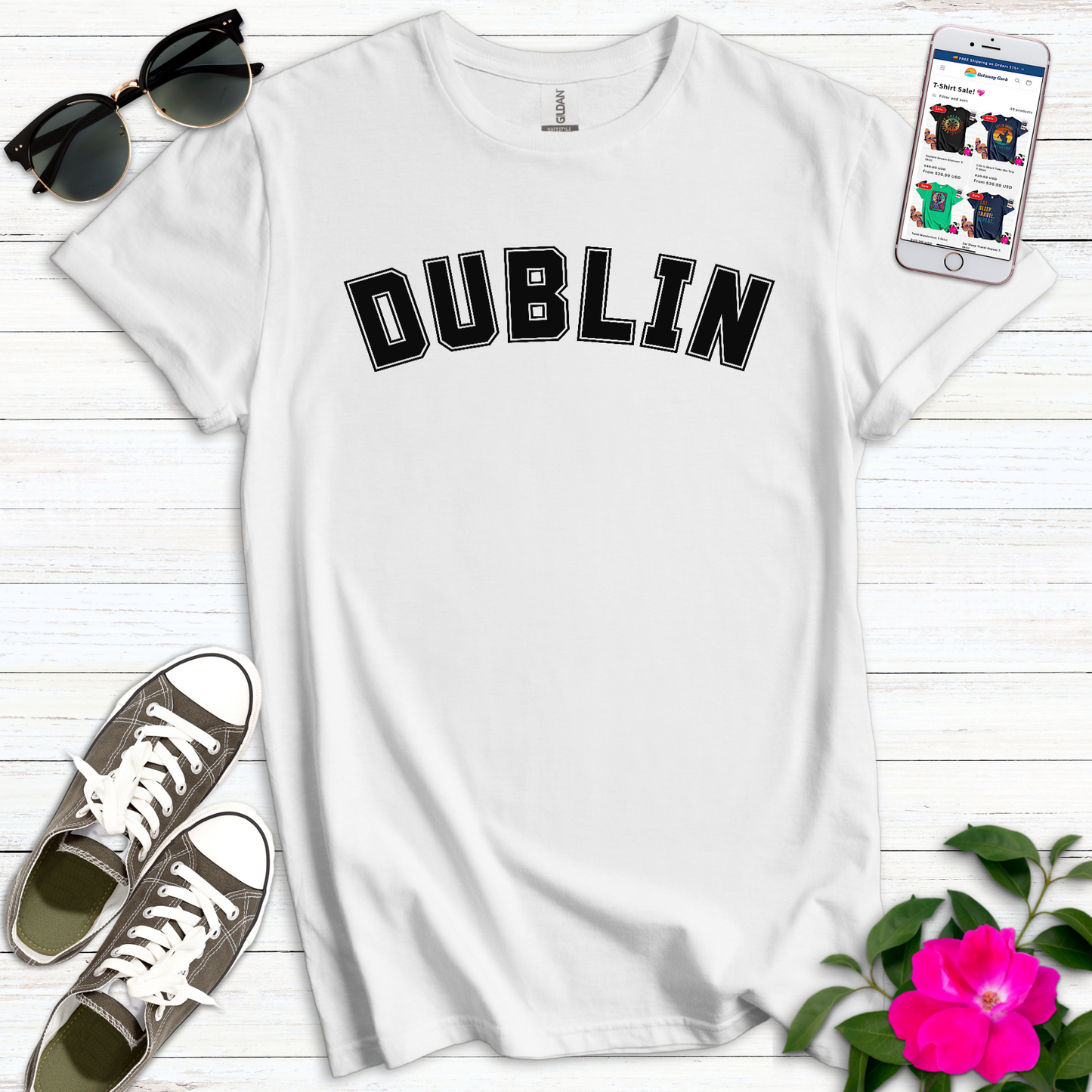 Dublin Varsity Letters T-Shirt