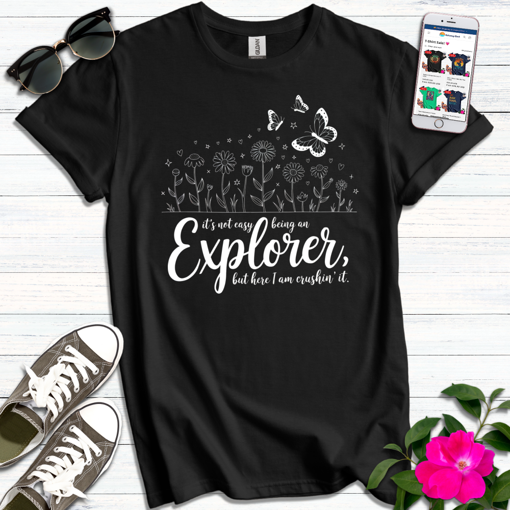 Explorer Crushin' It Butterfly T-Shirt