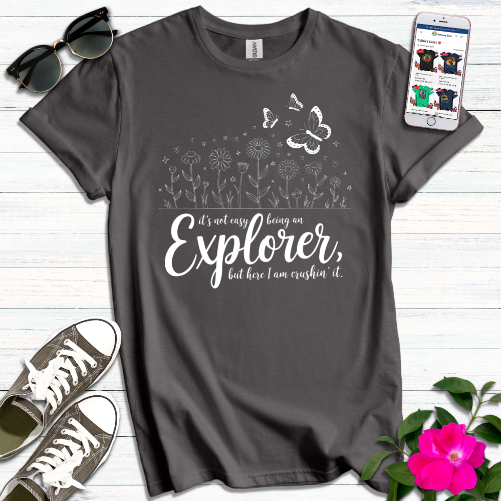 Explorer Crushin' It Butterfly T-Shirt