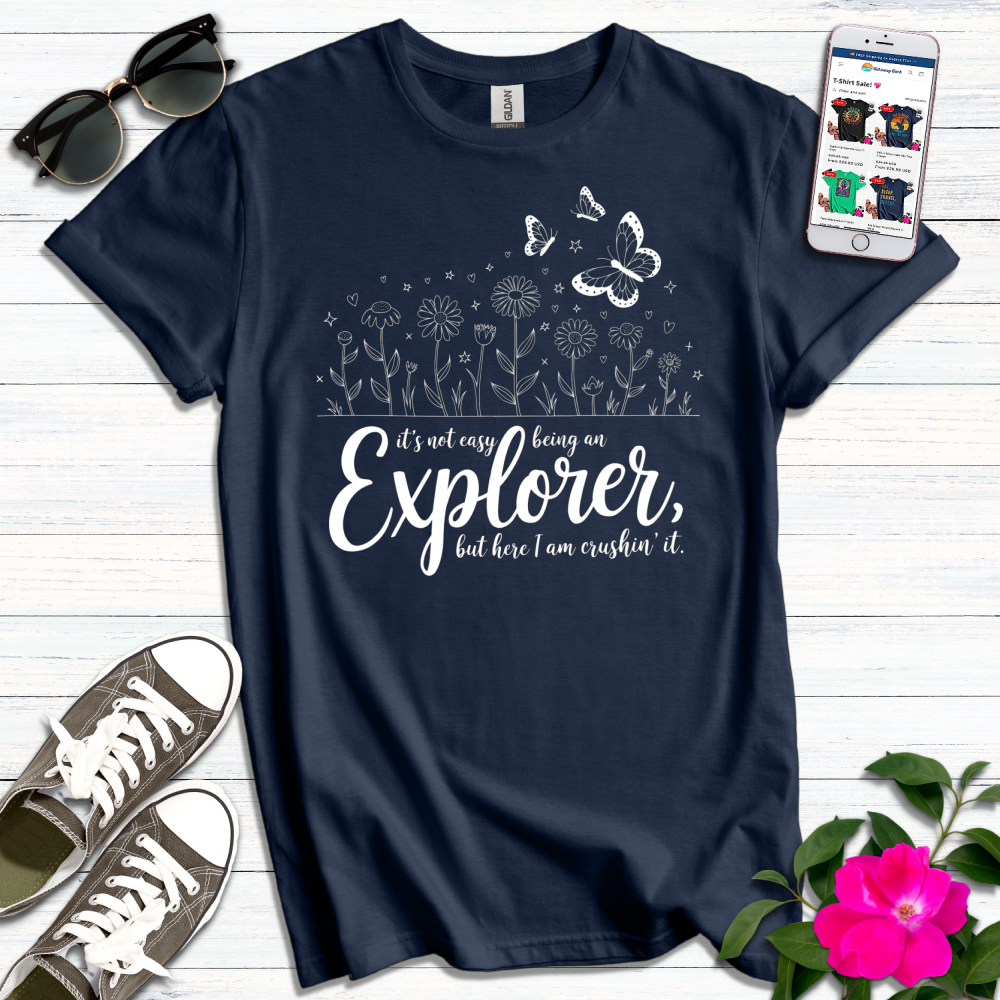 Explorer Crushin' It Butterfly T-Shirt