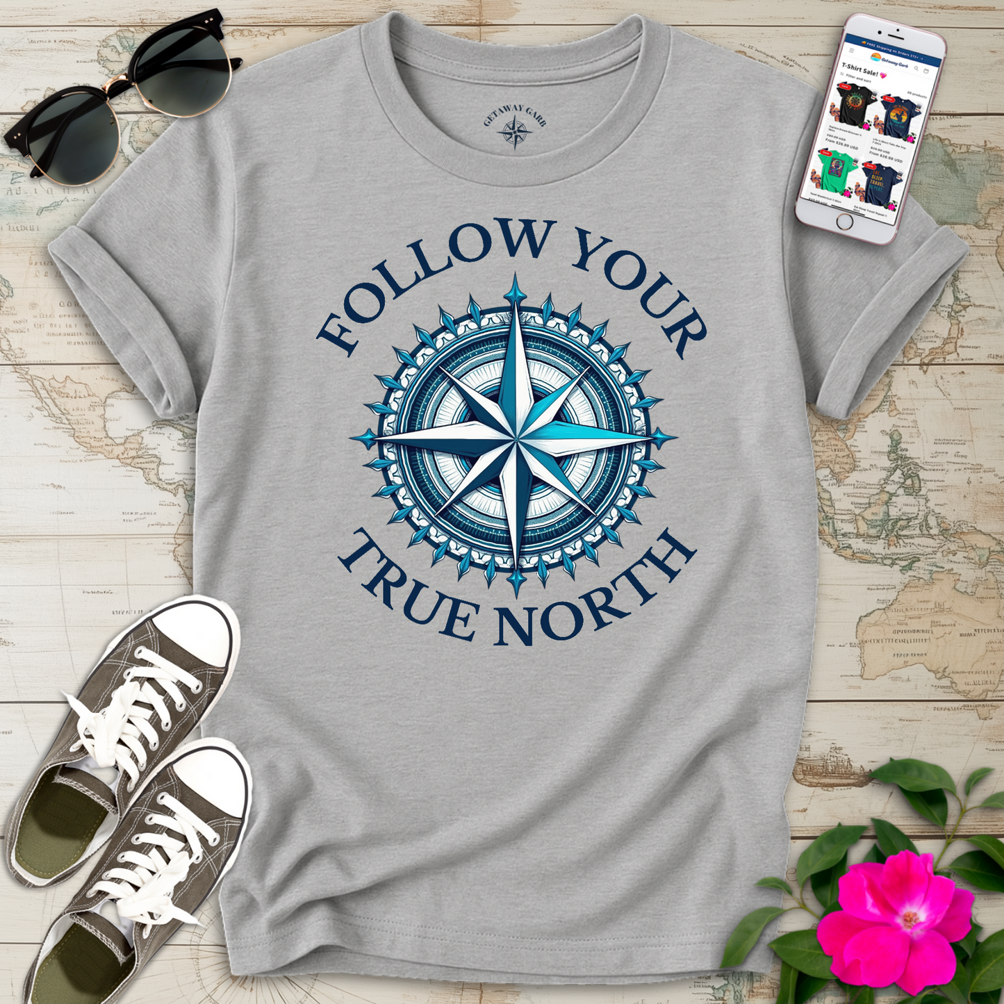 Beautiful Follow True North T-Shirt