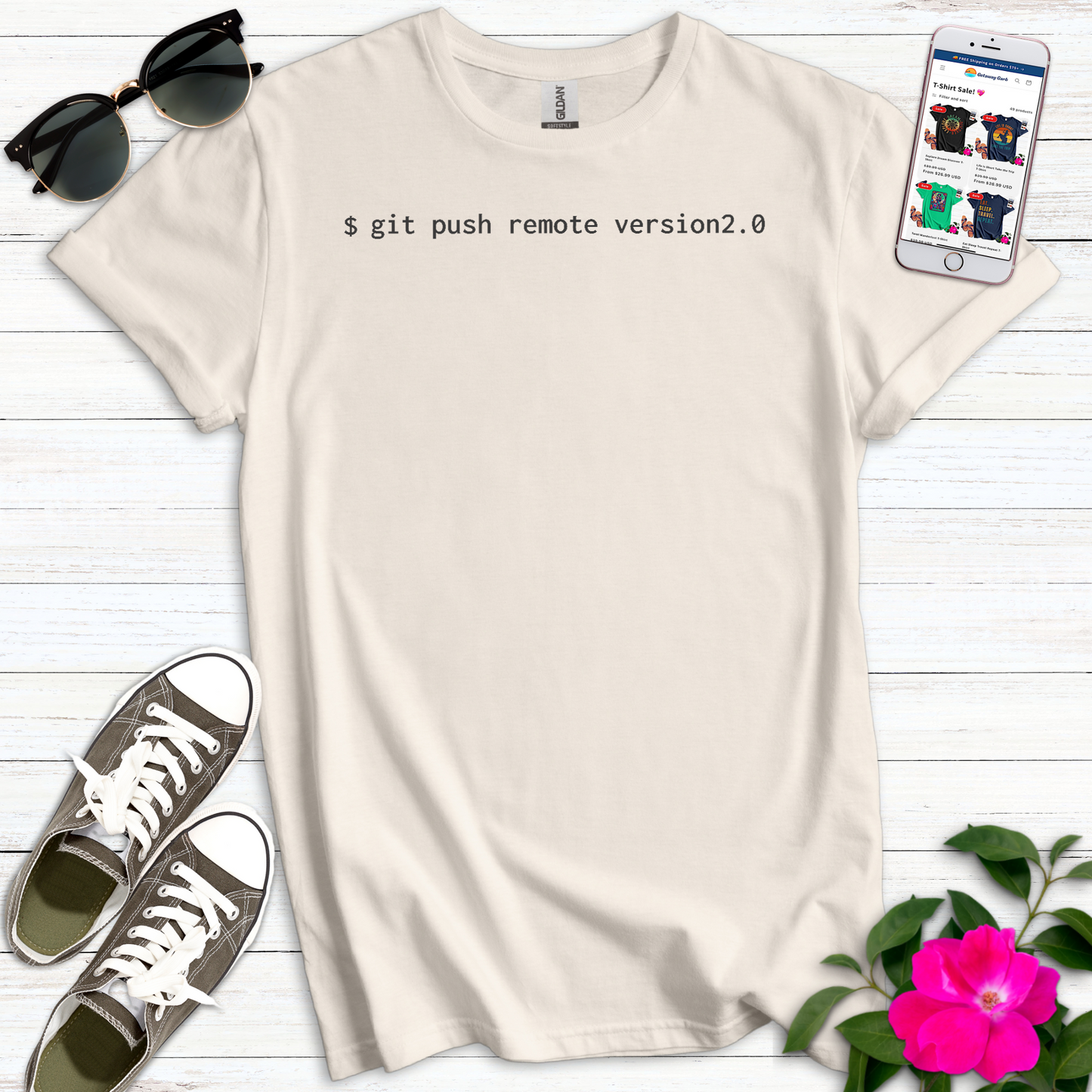 Git Push Remote Version2 T-Shirt