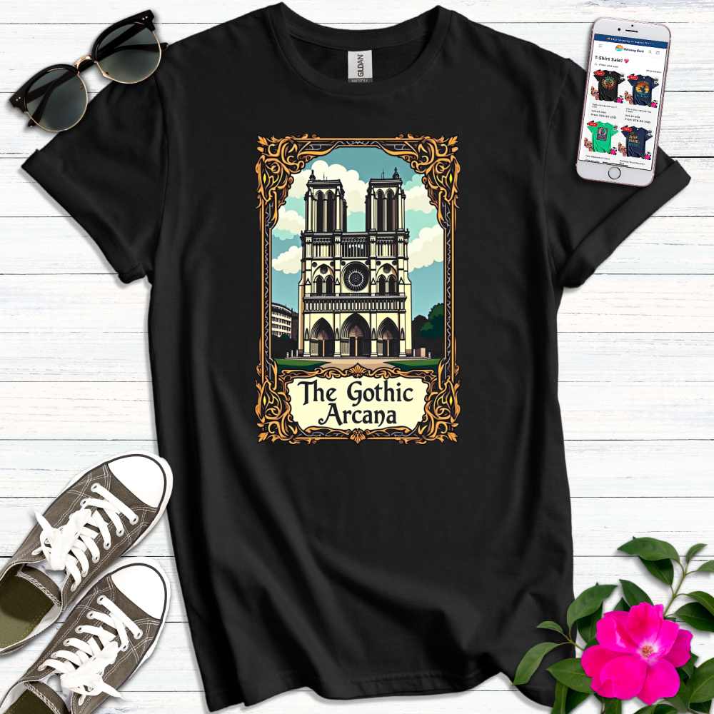 Tarot Gothic Arcana Notre Dame T-Shirt