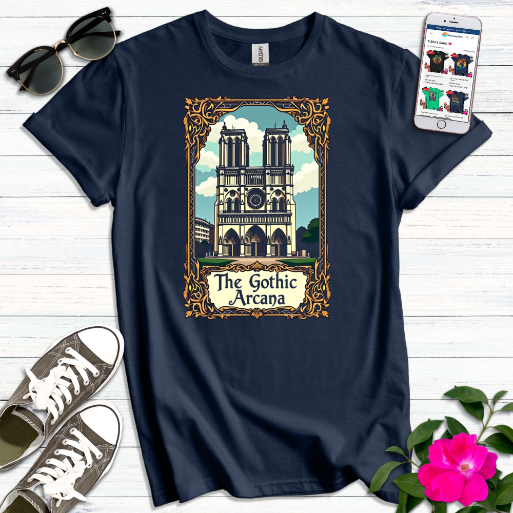 Tarot Gothic Arcana Notre Dame T-Shirt