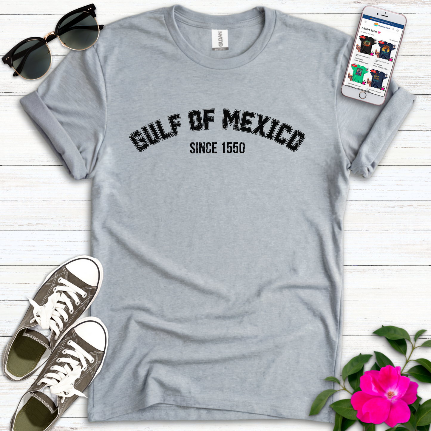 Gulf of Mexico Varsity T-Shirt