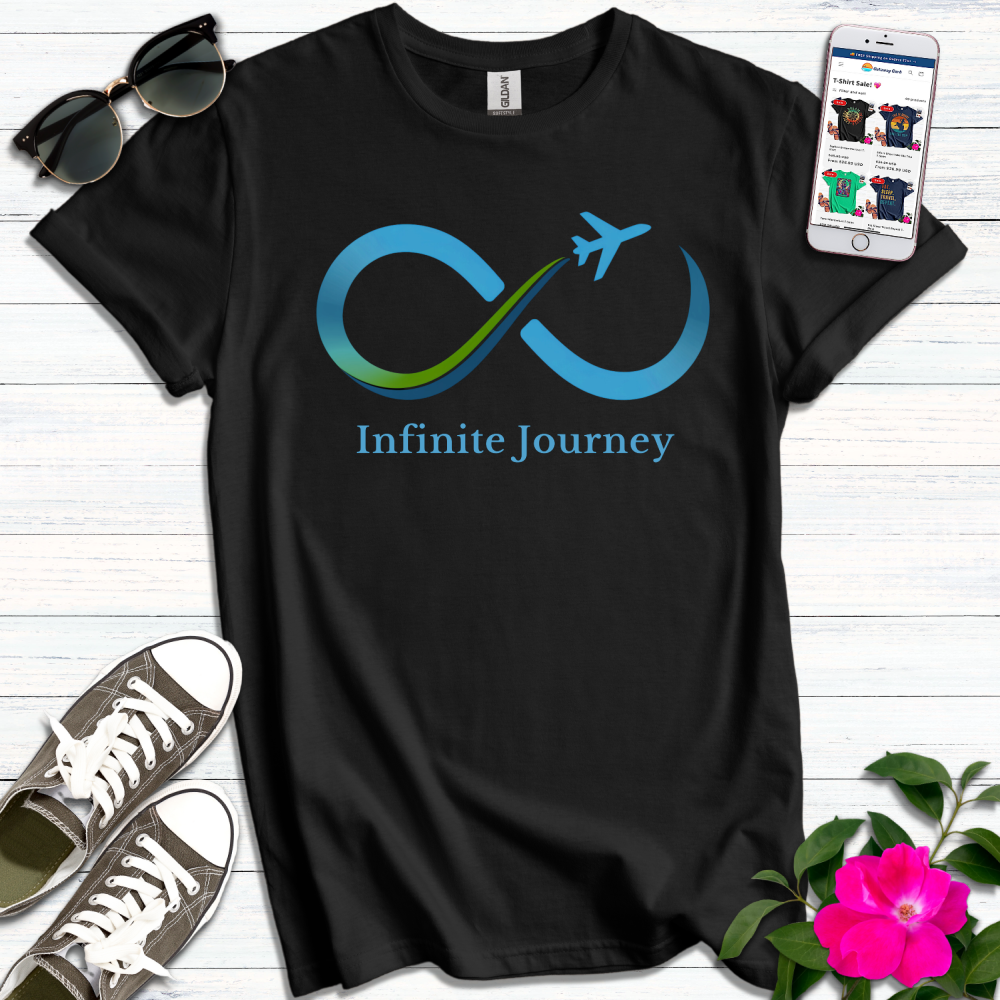 Infinite Journey Blue Green T-Shirt