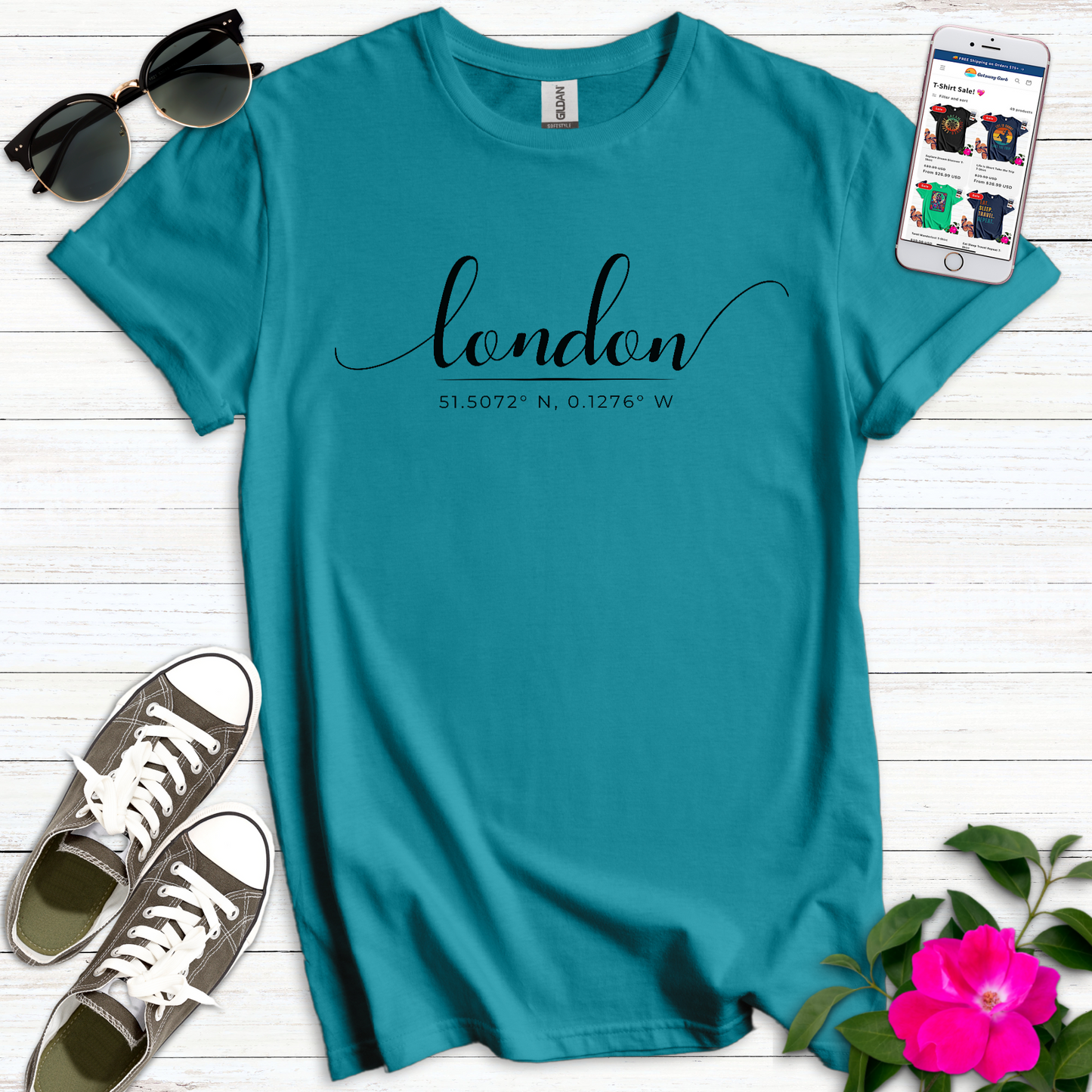 Elegant London Location T-Shirt