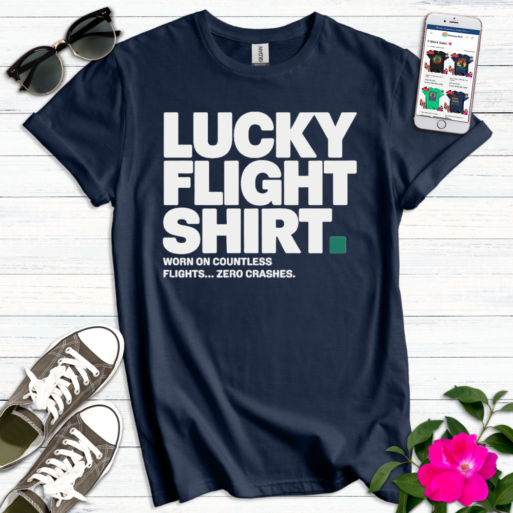 Lucky Flight Zero Crashes T-Shirt