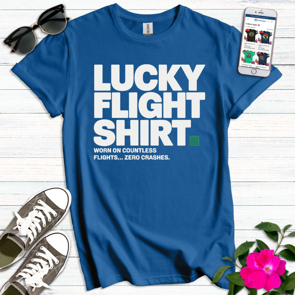 Lucky Flight Zero Crashes T-Shirt