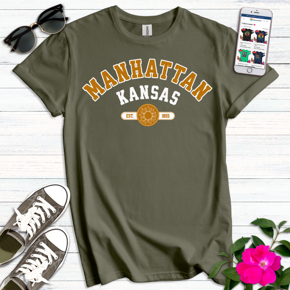 Manhattan Kansas Varsity T-Shirt