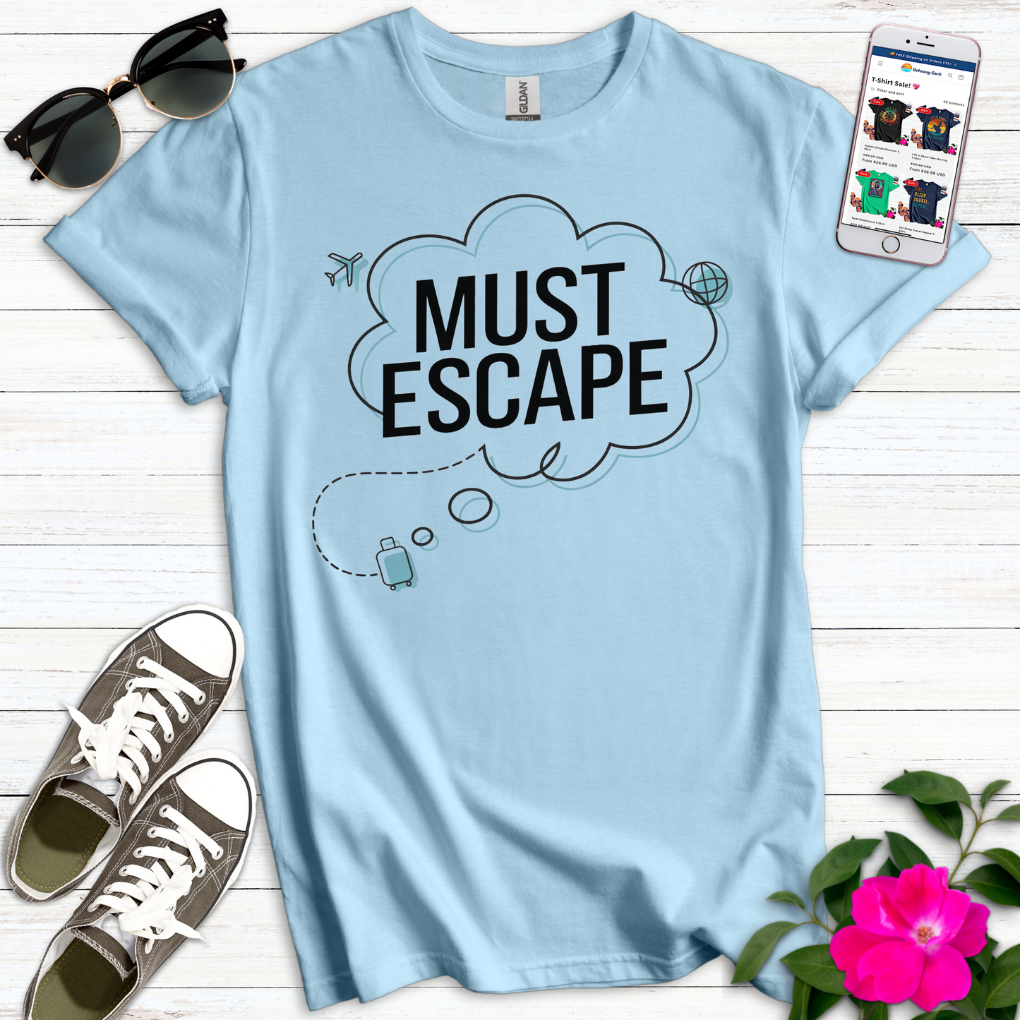 Cute Must Escape T-Shirt