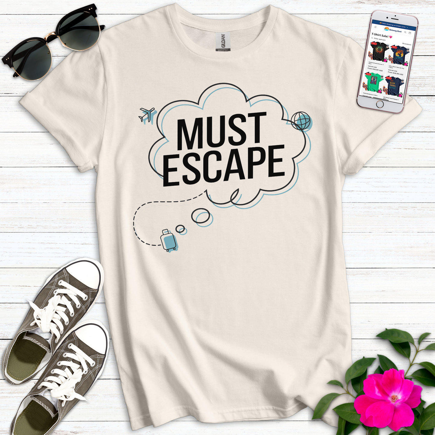 Cute Must Escape T-Shirt