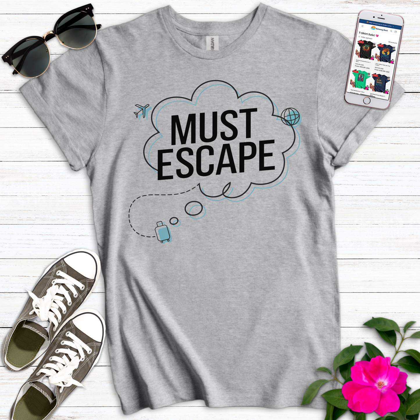 Cute Must Escape T-Shirt