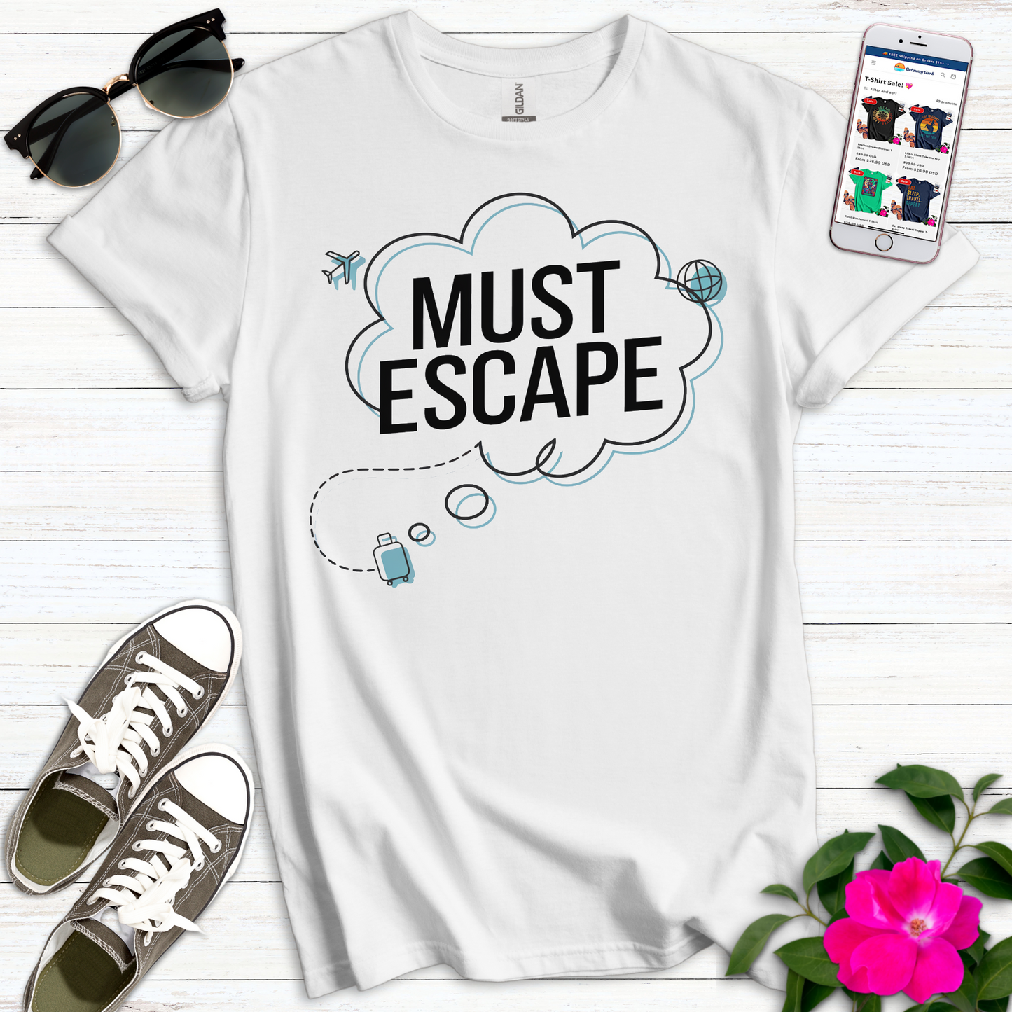 Cute Must Escape T-Shirt