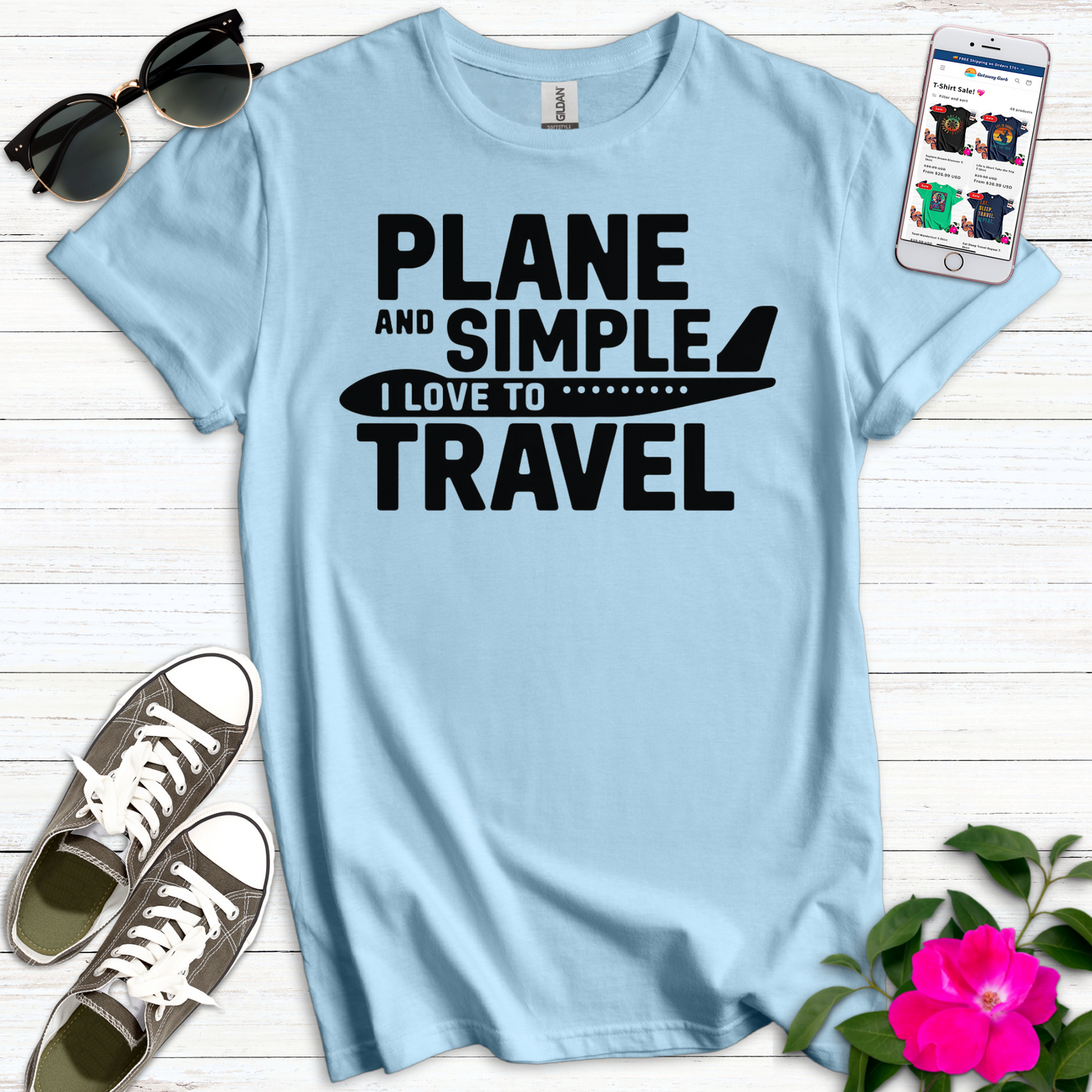 Plane and Simple T-Shirt