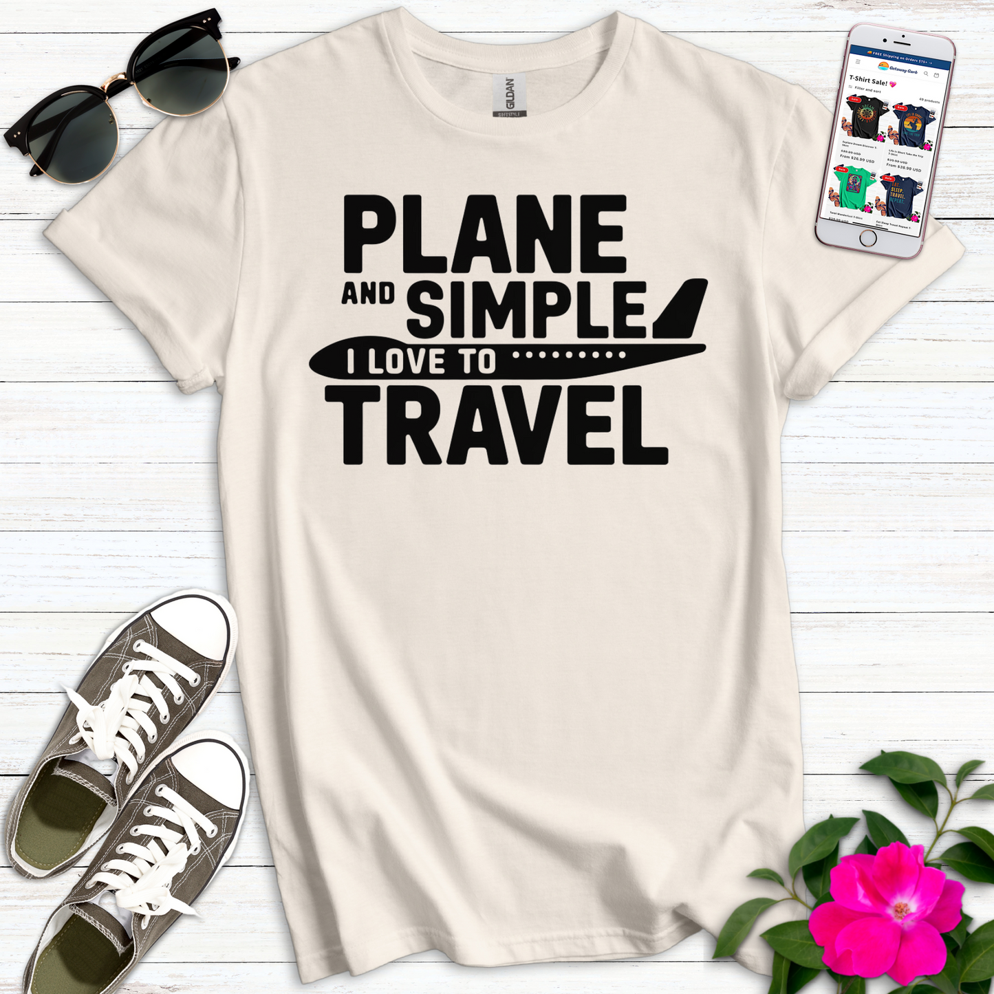 Plane and Simple T-Shirt