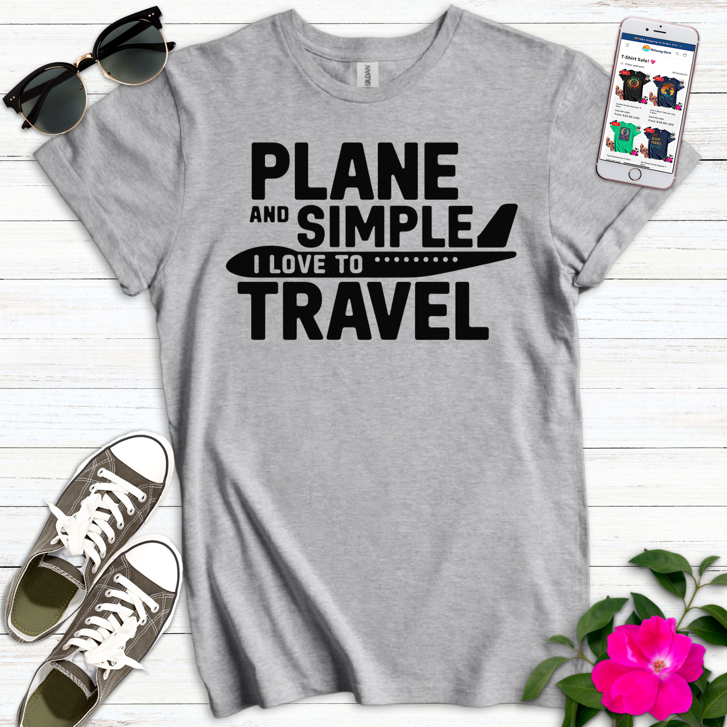 Plane and Simple T-Shirt