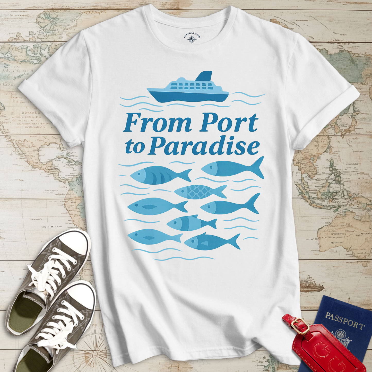 From Port to Paradise T-Shirt