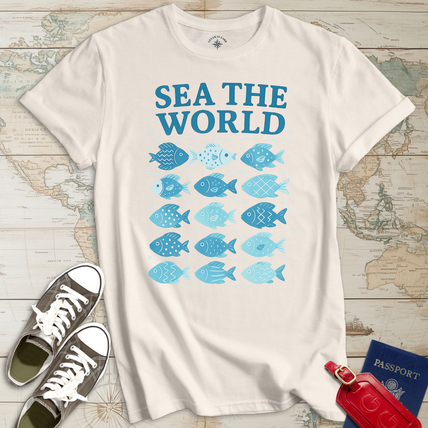 Sea the World Cute Fish T-Shirt