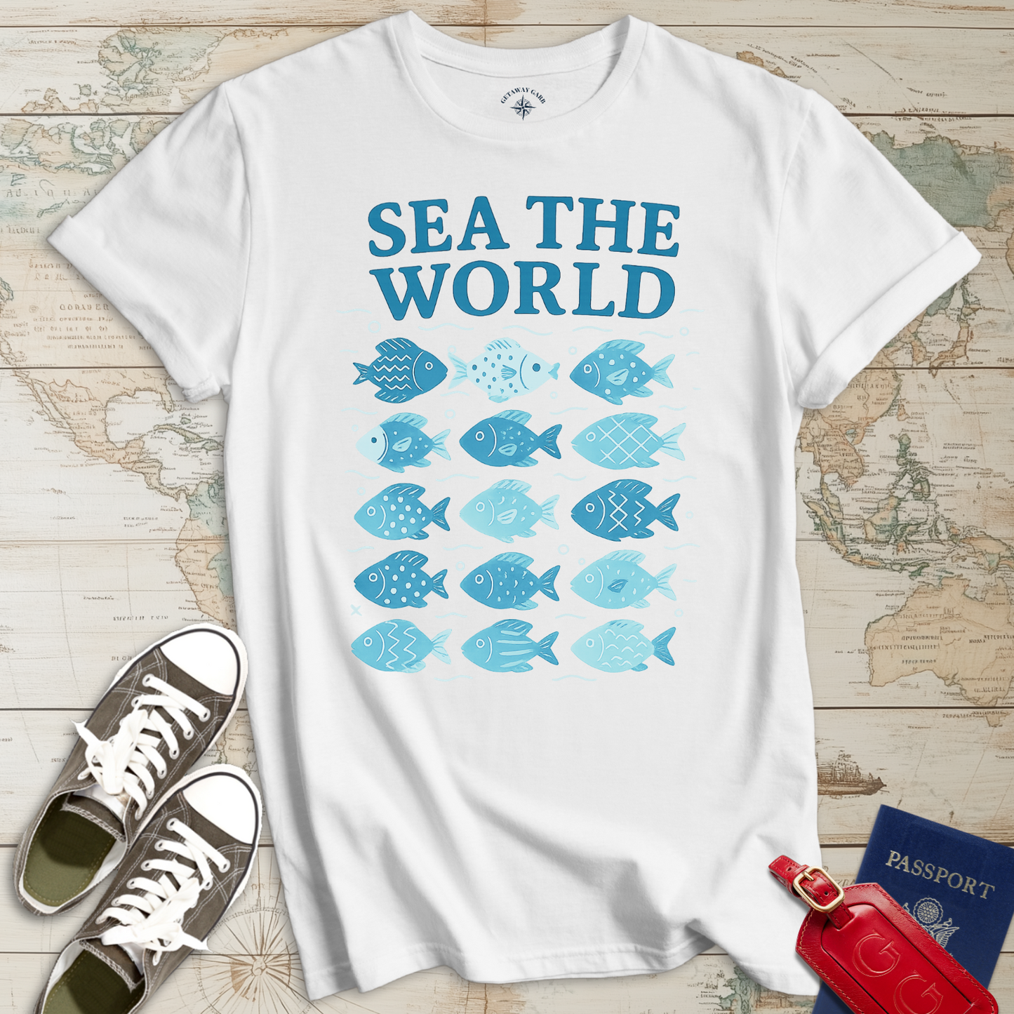 Sea the World Cute Fish T-Shirt