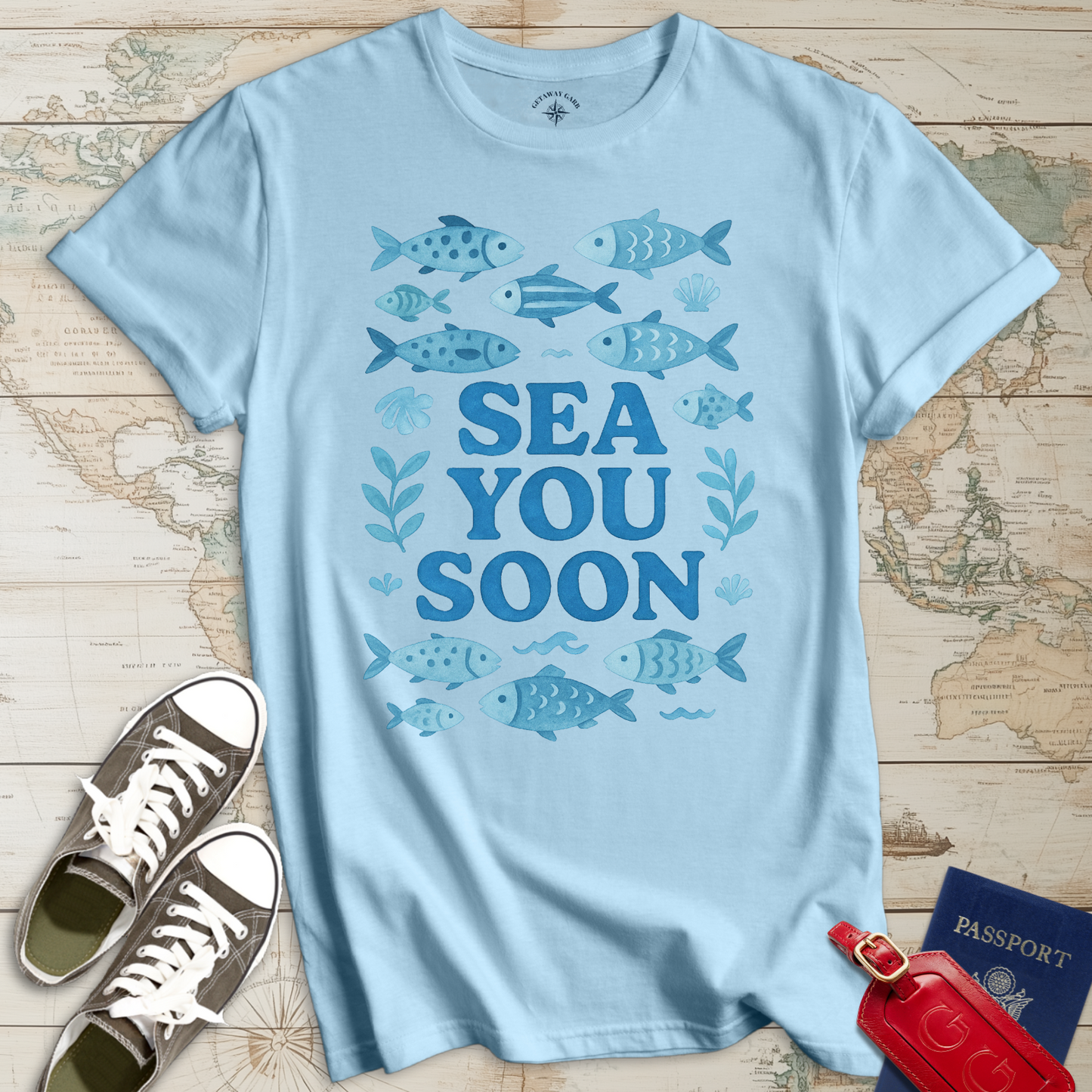 Cute Sea You Soon T-Shirt