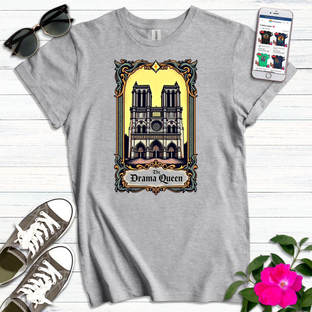 Tarot Drama Queen Notre Dame T-Shirt