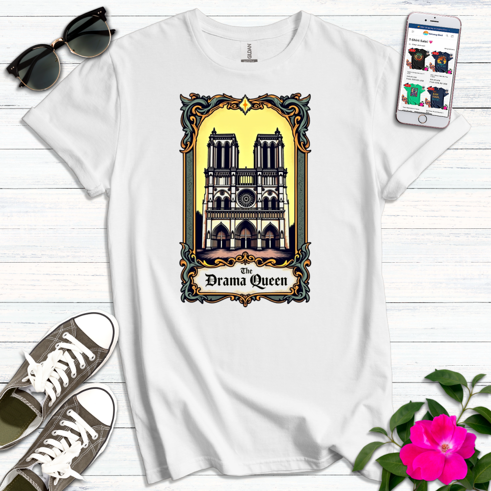 Tarot Drama Queen Notre Dame T-Shirt