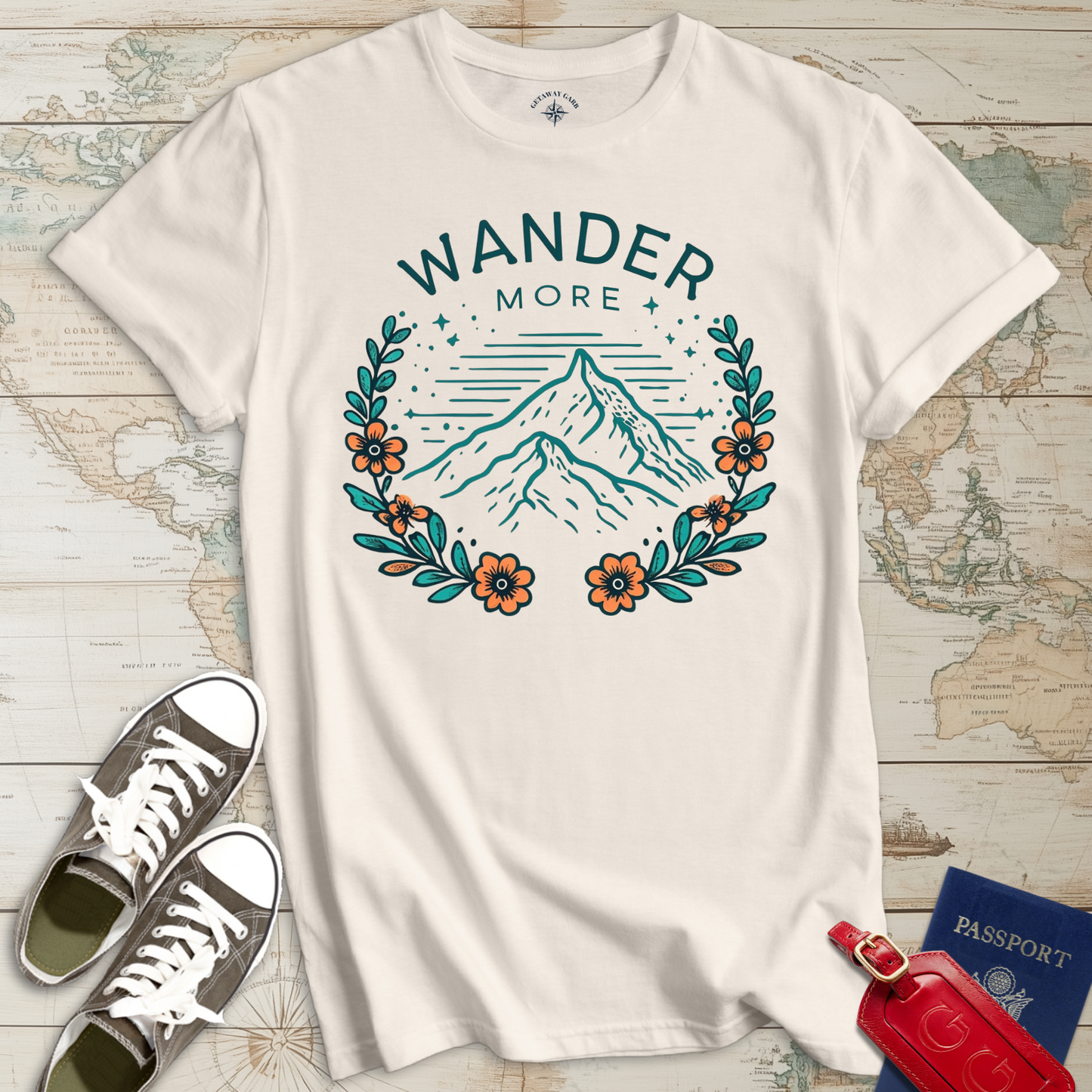 Wander More Wildflower T-Shirt