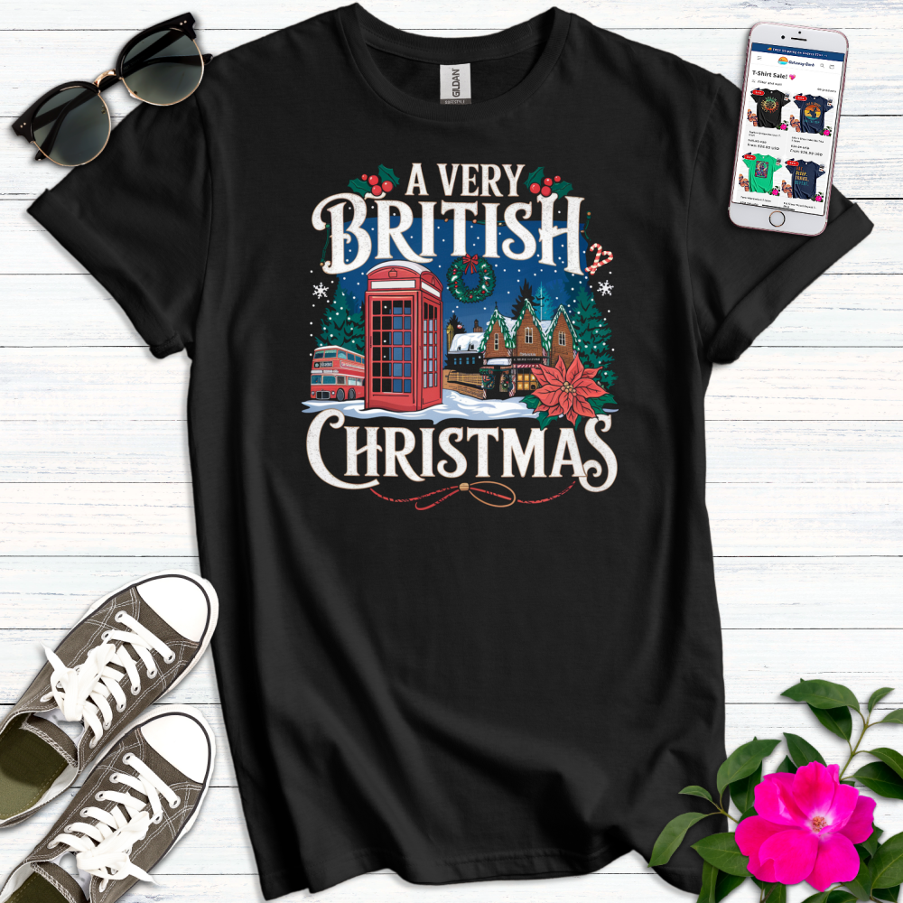 Very British Christmas T-Shirt