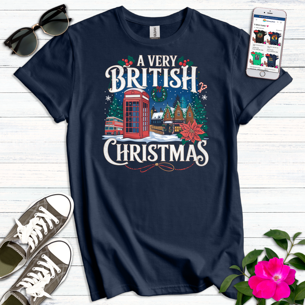 Very British Christmas T-Shirt