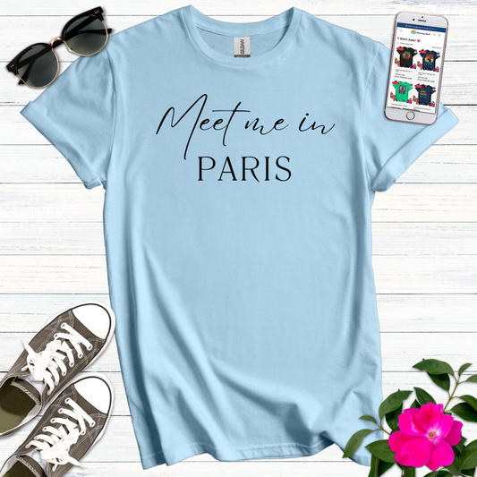 Modern Meet Me in Paris T-Shirt