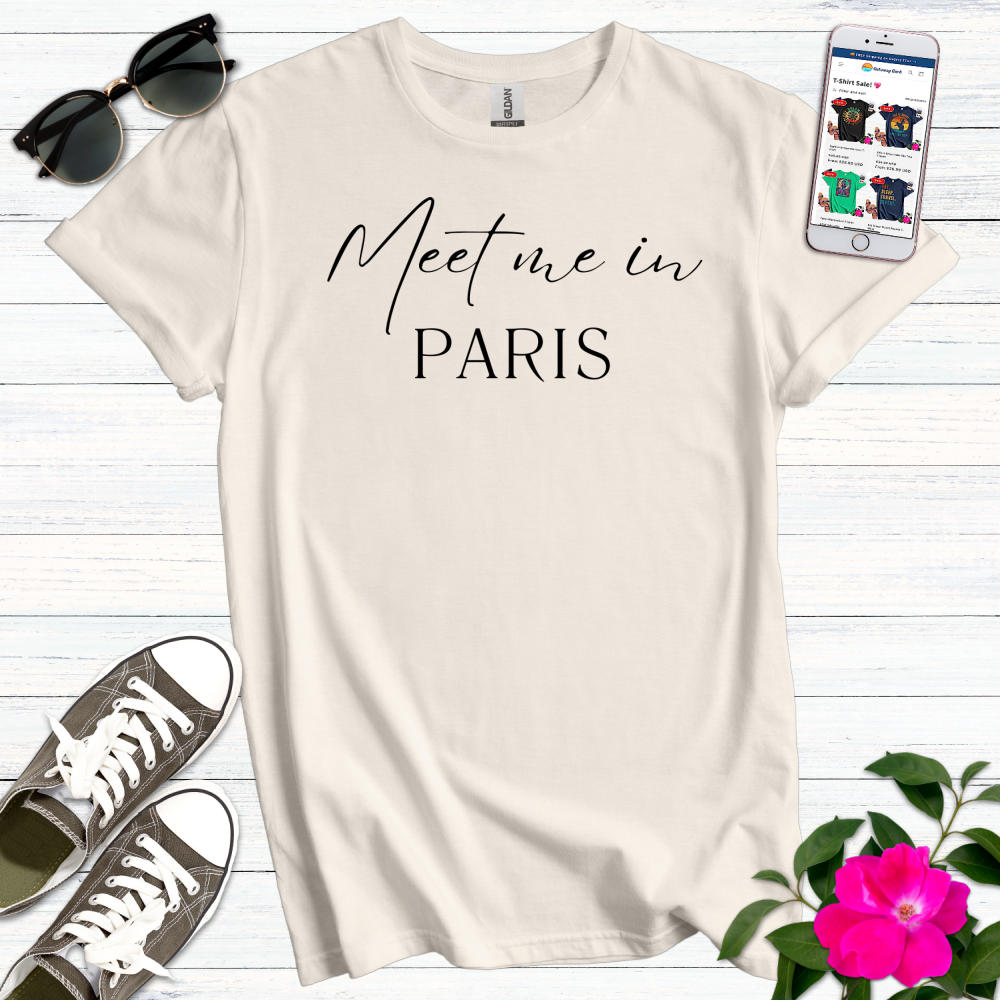 Modern Meet Me in Paris T-Shirt