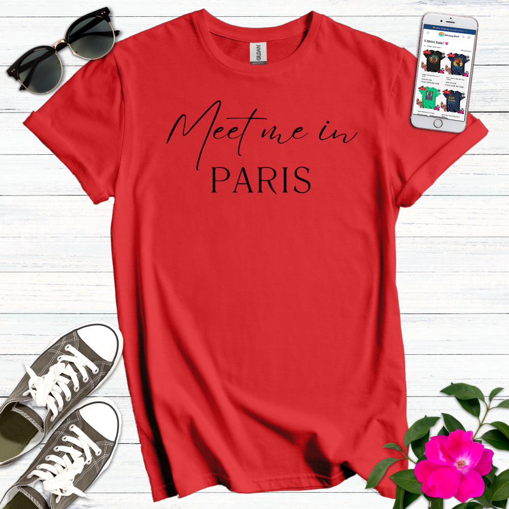 Modern Meet Me in Paris T-Shirt